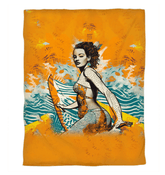 Soft and inviting Surfing 5 30 Duvet Cover with subtle surf accents, perfect for a serene night's sleep.